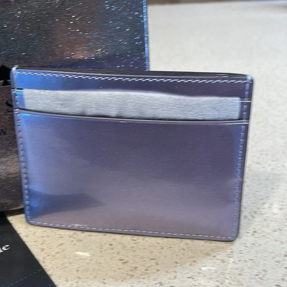 kate spade Kenzie NWT Iridescent Lavender Card Holder MSRP $99 - Picture 3 of 6